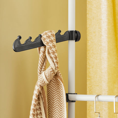 SoBuy Vaatekaappikokonaisuus Metalli ja polypropeenimuovia Valkoinen KLS04