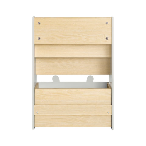 SoBuy Lasten kirjahylly Lelulaatikot Lasten hylly Säilytysteline KMB104-HG
