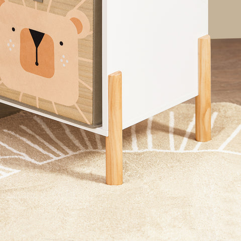 SoBuy Lasten Kirjahylly Lehtiteline Säilytys Valkoinen Kulmahylly KMB115-W