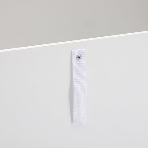 SoBuy KMB32-W Lasten Kirjahylly, 4-Tasoinen Säilytyshylly Lastenhuoneeseen, Leikkikalu- ja Kirjahylly, Valkoinen, 80x30x88 cm