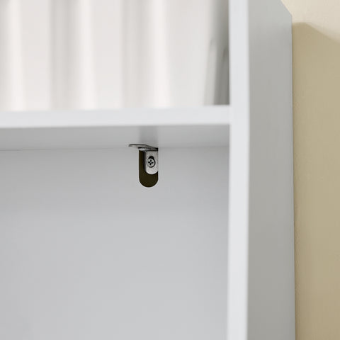 SoBuy KMB55-K-W Lasten Kirjahylly Lelujen Säilytys 5 Lokeroa Säilytyshylly Kirjahylly Lehtiteline Valkoinen 80x34x104cm  [Tuotetiedot]: Paino: noin 16,9 kg. Kant