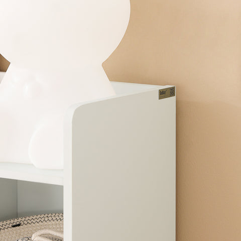 SoBuy KMB55-W Lasten Kirjahylly - 8 Lokeroa Leikkikalu- ja Kirjahylly, Valkoinen 106x30x104 cm