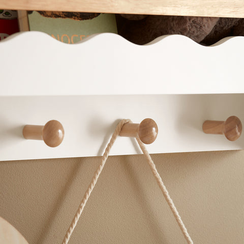 SoBuy Lasten kirjahylly Lehtiteline seinälle KMB78-W