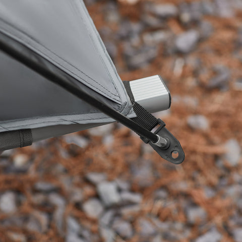 SoBuy 1 Hengelle Teltta Metalli  ja polypropeenia Harmaa OGS60-HG