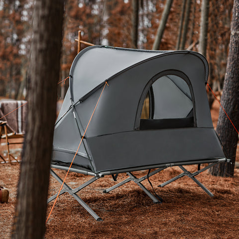 SoBuy 1 Hengelle Teltta Metalli  ja polypropeenia Harmaa OGS60-HG