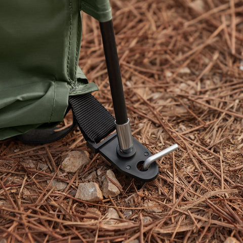 SoBuy 4-in-1 Teltta katoksella 2 Hengelle – Retkiteltta | 193x145x185cm Vihreä OGS61-L-GR