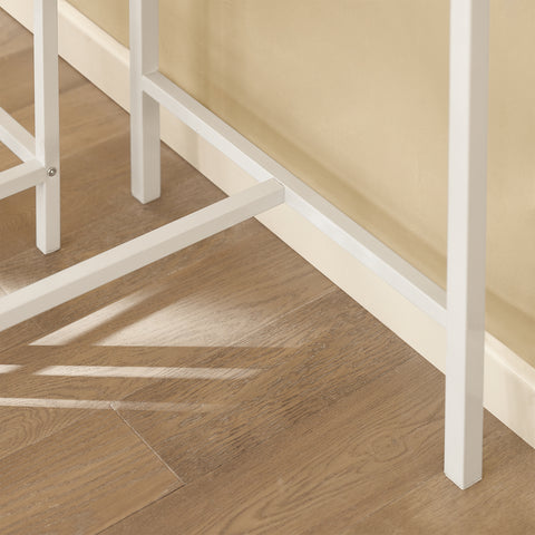 SoBuy OGT11-WN – Korkea Baaripöytä ja 4 Jakkaraa | Tilaa Säästävä, Tyylikäs & Tukeva Setti