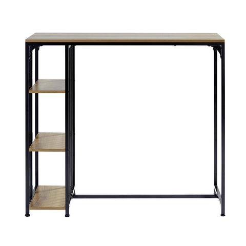 SoBuy Baaripöytä lastulevyä ja Metalli Ruskea FWT84-PF