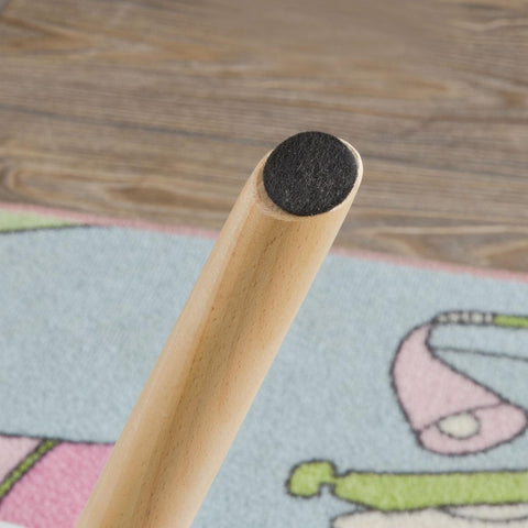 SoBuy Säilytysjakkara Pyökkipuu Valkoinen FST46-W