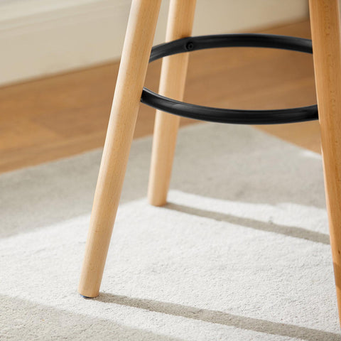 SoBuy Baarijakkara Pyökkipuu ja Metalli Kulta FST89-G