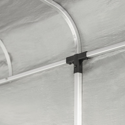 SoBuy Pyöräteline Metalli ja polypropeenia Hopea KLS11-L