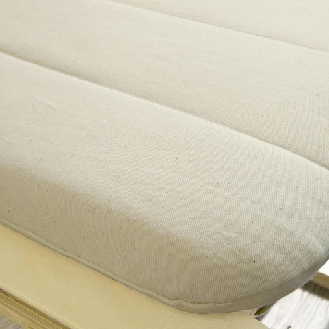 SoBuy Jalkarahi Taivutettu puu Valkoinen FST38-W