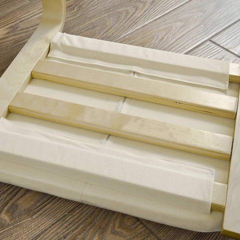 SoBuy Jalkarahi Taivutettu puu Valkoinen FST38-W