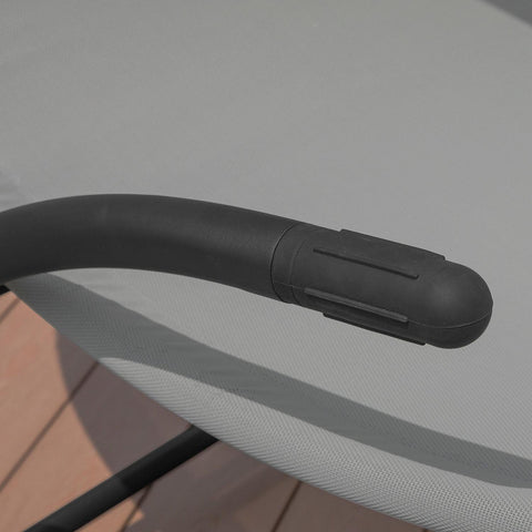 SoBuy Riippumatto Metalli  ja polypropeenia Harmaa OGS50-HG