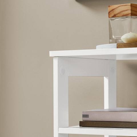 SoBuy Sohvapöytä 1 Laatikko puukuitulevyä Valkoinen FBT91-W