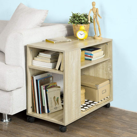 SoBuy Kaappi Pyörillä lastulevyä Beige FBT34-N