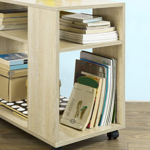 SoBuy Kaappi Pyörillä lastulevyä Beige FBT34-N