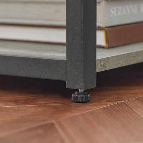 SoBuy Sarjapöytä Metalli ja puukuitulevyä Harmaa FBT35-HG