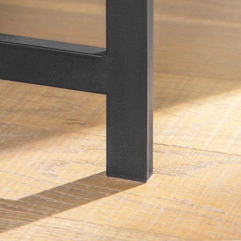 SoBuy Tietokonepöytä puukuitulevyä ja Metalli Beige FWT43-N