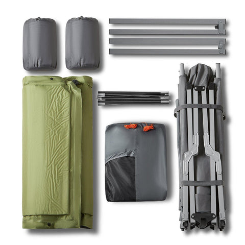 SoBuy 2Hengen Teltta Metalli  ja polypropeenia Harmaa OGS60-L-HG