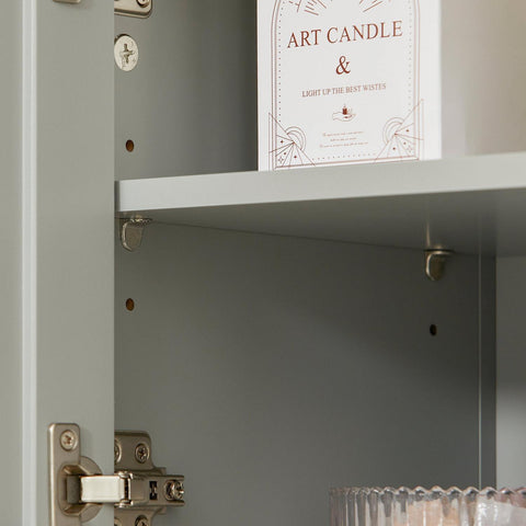 Ennakkomyynti SoBuy Allaskaappi 2 Ovea puukuitulevyä Harmaa BZR69-HG