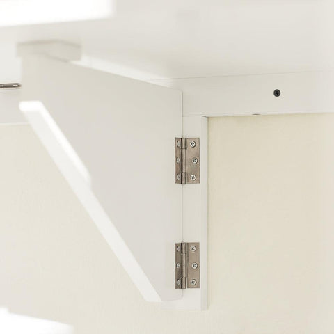 SoBuy Seinään Kiinnitettävä Taitettava Pöytä puukuitulevyä Valkoinen FWT03-W