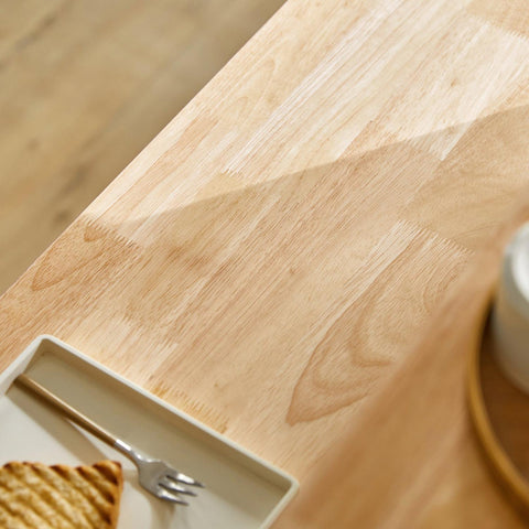 SoBuy Keittiösaareke 2 Ovea puukuitulevyä ja kumipuuta Harmaa FSB36-HG